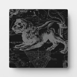 Leo Constellation Hevelius 1690 July23 - August 22 Plaque
