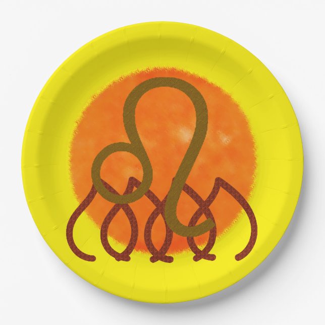 Leo Dinner Plate (Front)