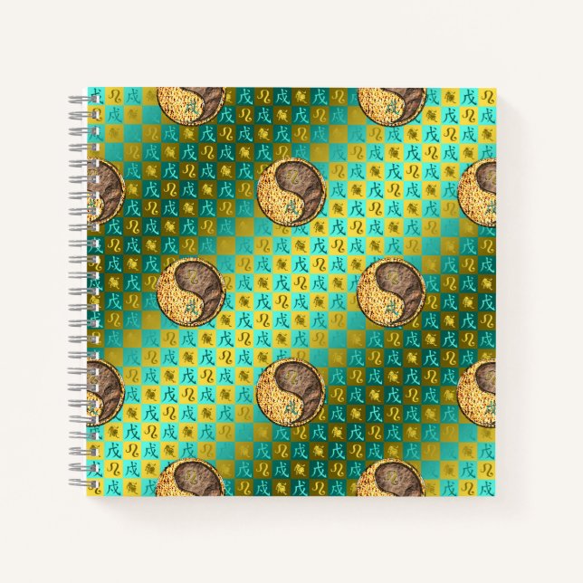 Leo & Earth Dog Notebook (Front)