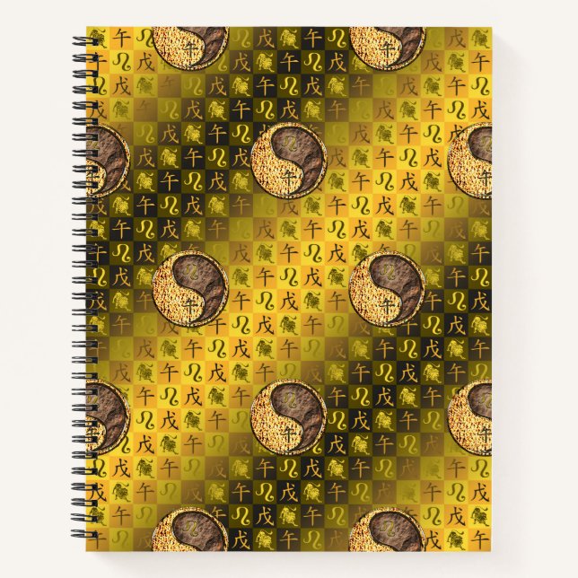 Leo & Earth Horse Notebook (Front)