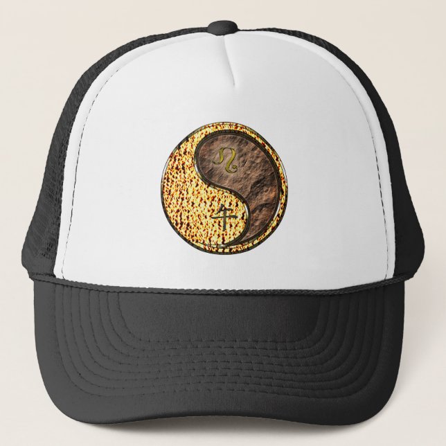 Leo & Earth Horse Trucker Hat (Front)