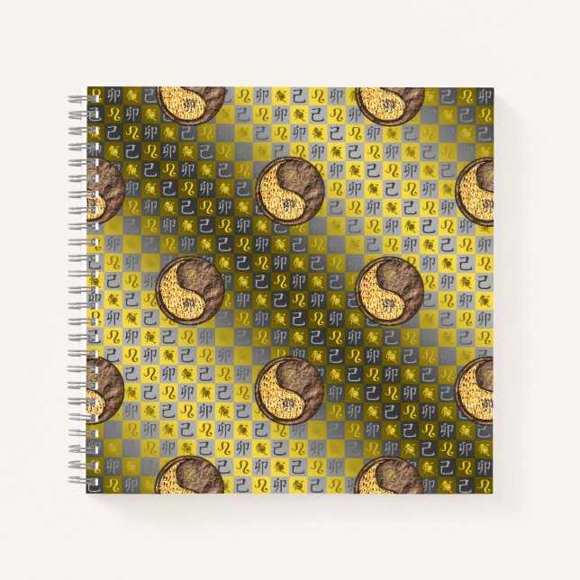 Leo & Earth Rabbit Notebook (Front)