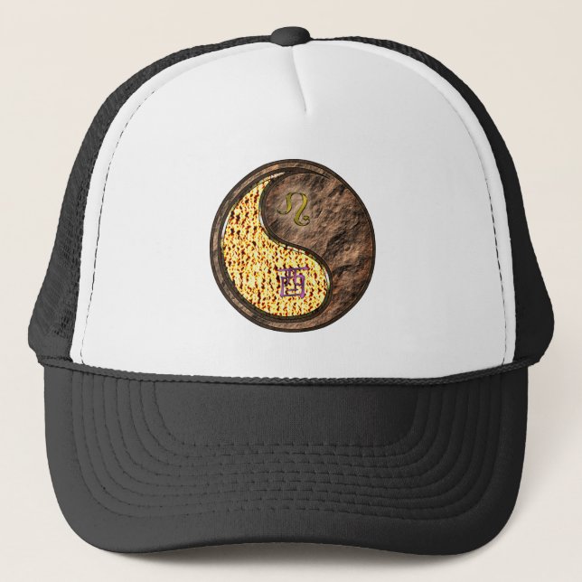 Leo & Earth Rooster Trucker Hat (Front)