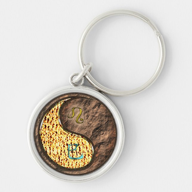 Leo & Earth Snake Key Ring (Front)