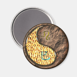 Leo & Earth Snake Magnet
