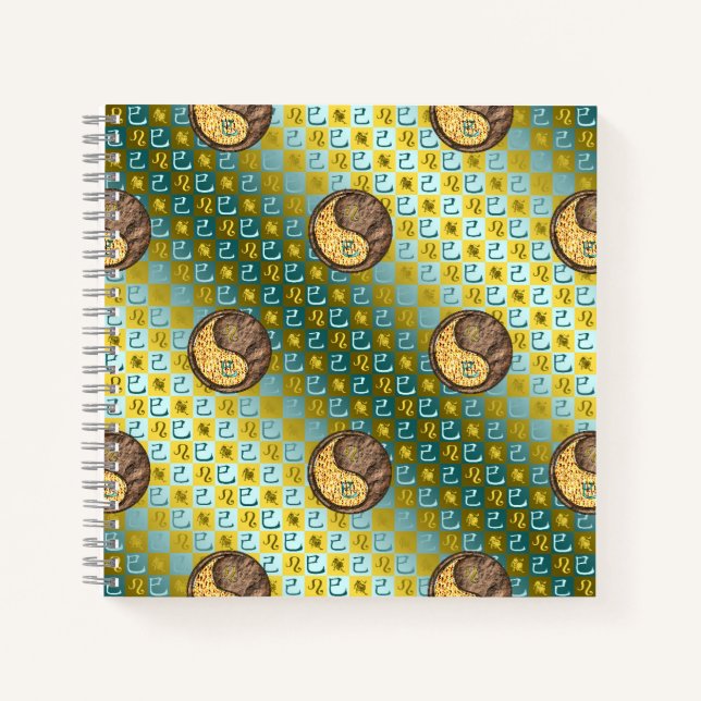 Leo & Earth Snake Notebook (Front)