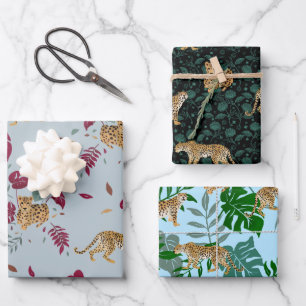 Leo exotic Jungle Wrapping Paper Sheet