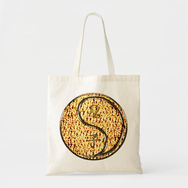 Leo & Fire Rat Tote Bag (Front)