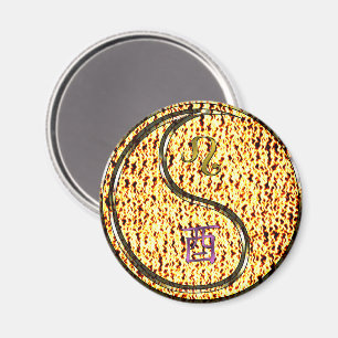 Leo & Fire Rooster Magnet