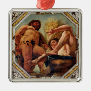 Leo, from the Signs of the Zodiac Metal Tree Decoration