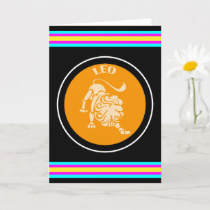Leo Greeting Card