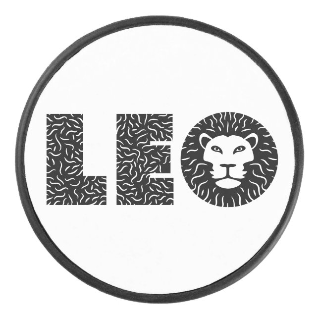 Leo Hockey Puck (Front)