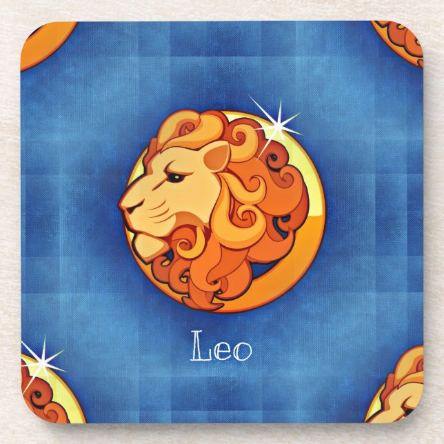 leo horoscope coaster (Front)