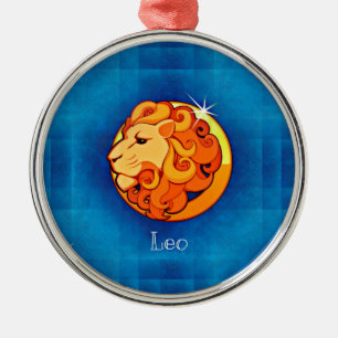leo horoscope metal tree decoration