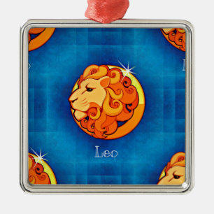 leo horoscope metal tree decoration