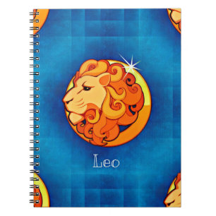 leo horoscope spiral notebook