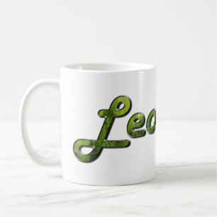 Leo in Peridot Gemstone Coffee Mug