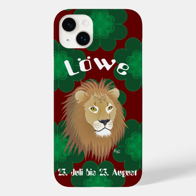 Leo July 23 to August 22 Apple iPhone Cases (Back)