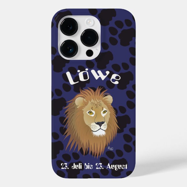 Leo July 23 to August 22 Apple iPhone Cases (Back)