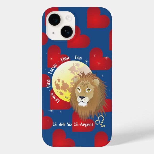Leo July 23 to August 22 Apple iPhone Cases (Back)