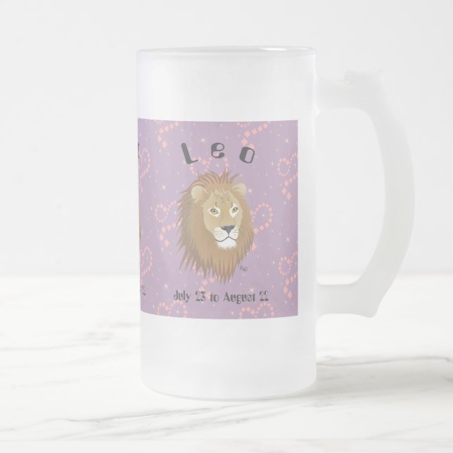 Leo July 23 to August 22 Mug (Right)