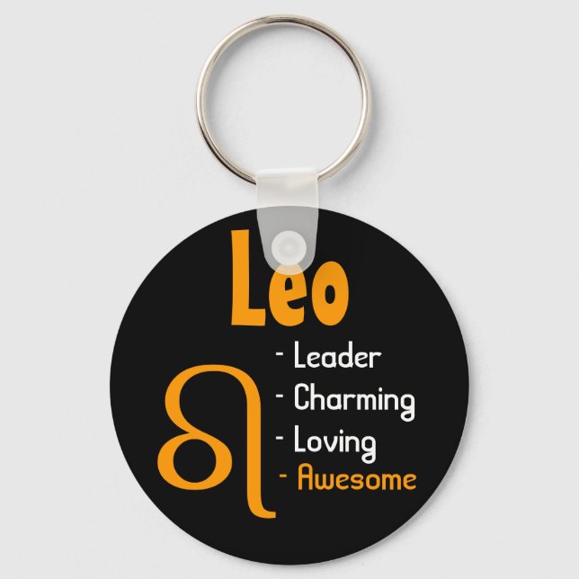 Leo Key Ring (Front)
