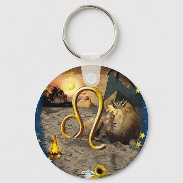 Leo Key Ring (Front)