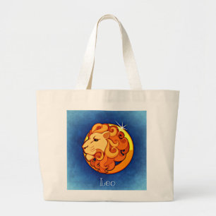 Leo, Leone Large Tote Bag