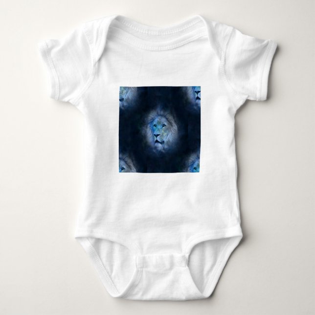 leo lion baby bodysuit (Front)