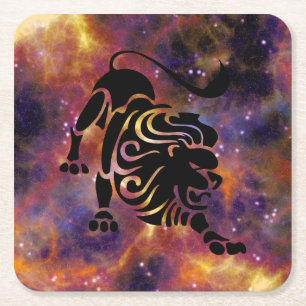 leo lion coasters