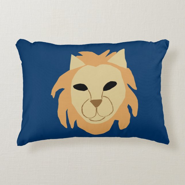 Leo Lion, Decorative Cushion (Front)