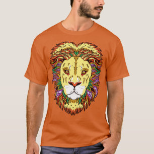 Leo Lion Head Zodiac Sign Astrology T-Shirt