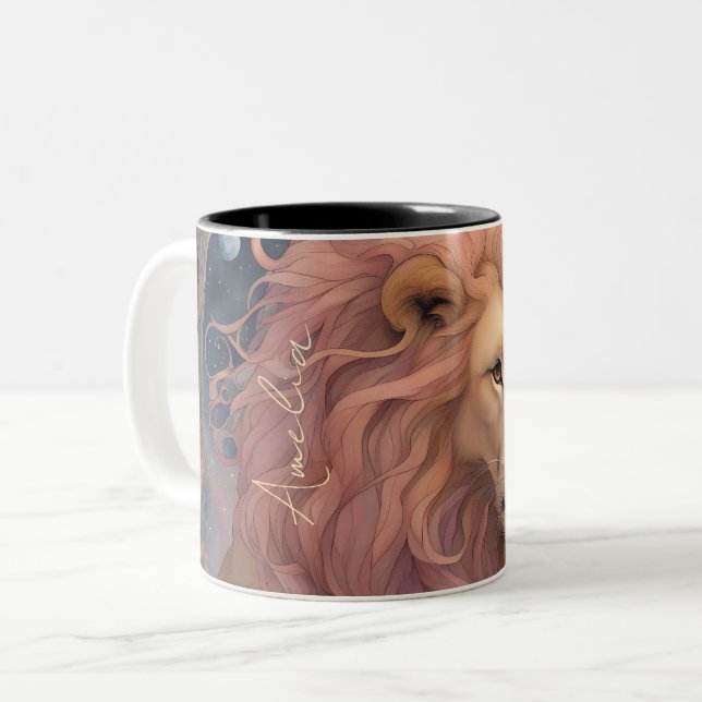Leo, Lion of Roses Nebula Mug (Front Left)