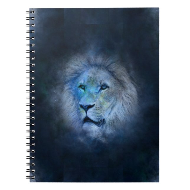 leo lion spiral notebook (Front)