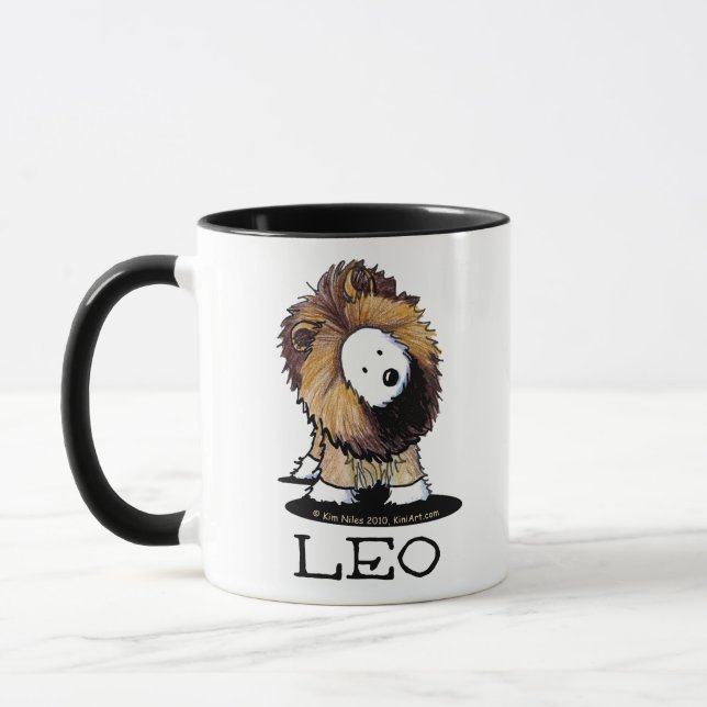 LEO Lion Westie Mug (Left)
