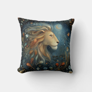 Leo Lion Zodiac Astrology Celestial Birthday Cushion