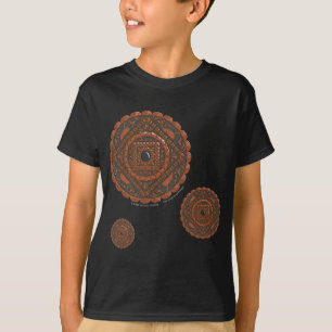 Leo Mandala Kid's and Baby Dark Shirt