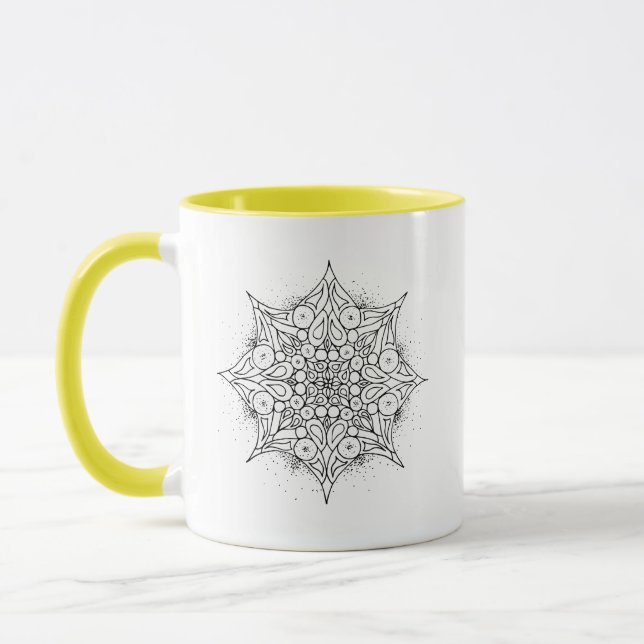 Leo Mandala Mug (Left)