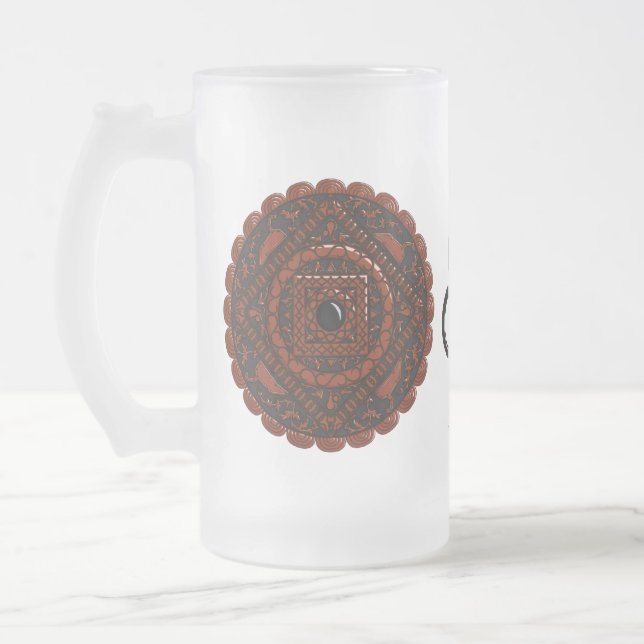 Leo Mandala Mug (Left)