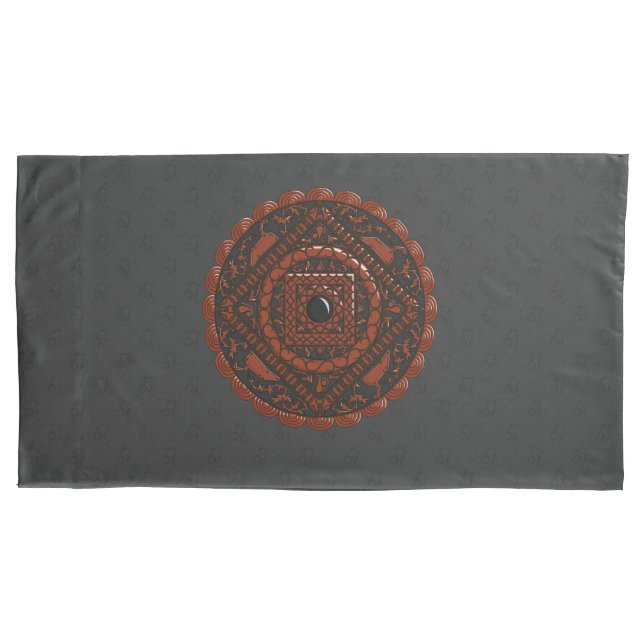 Leo Mandala Pillowcase (Front)