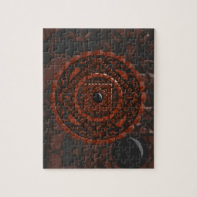 Leo Mandala Puzzle (Vertical)