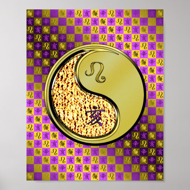 Leo & Metal Boar Poster (Front)