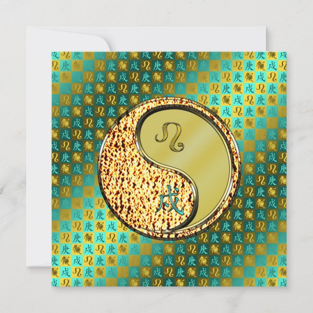 Leo & Metal Dog Card (Front)