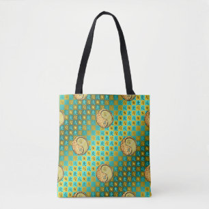 Leo & Metal Dog Tote Bag