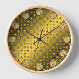 Leo & Metal Horse Clock