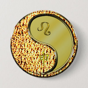 Leo & Metal Monkey 7.5 Cm Round Badge