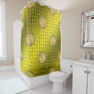 Leo & Metal Monkey Shower Curtain