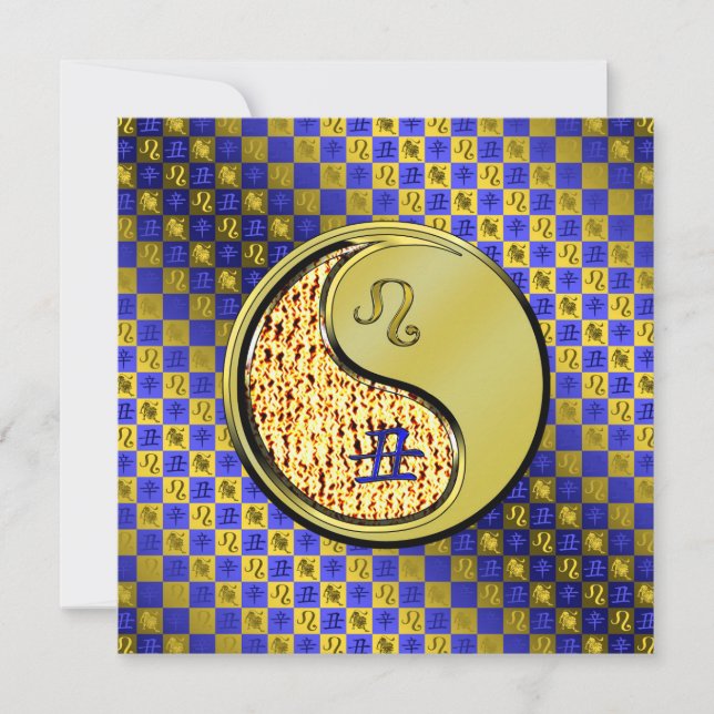 Leo & Metal Ox Card (Front)