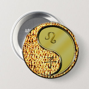 Leo & Metal Rat 7.5 Cm Round Badge