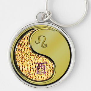 Leo & Metal Rooster Key Ring